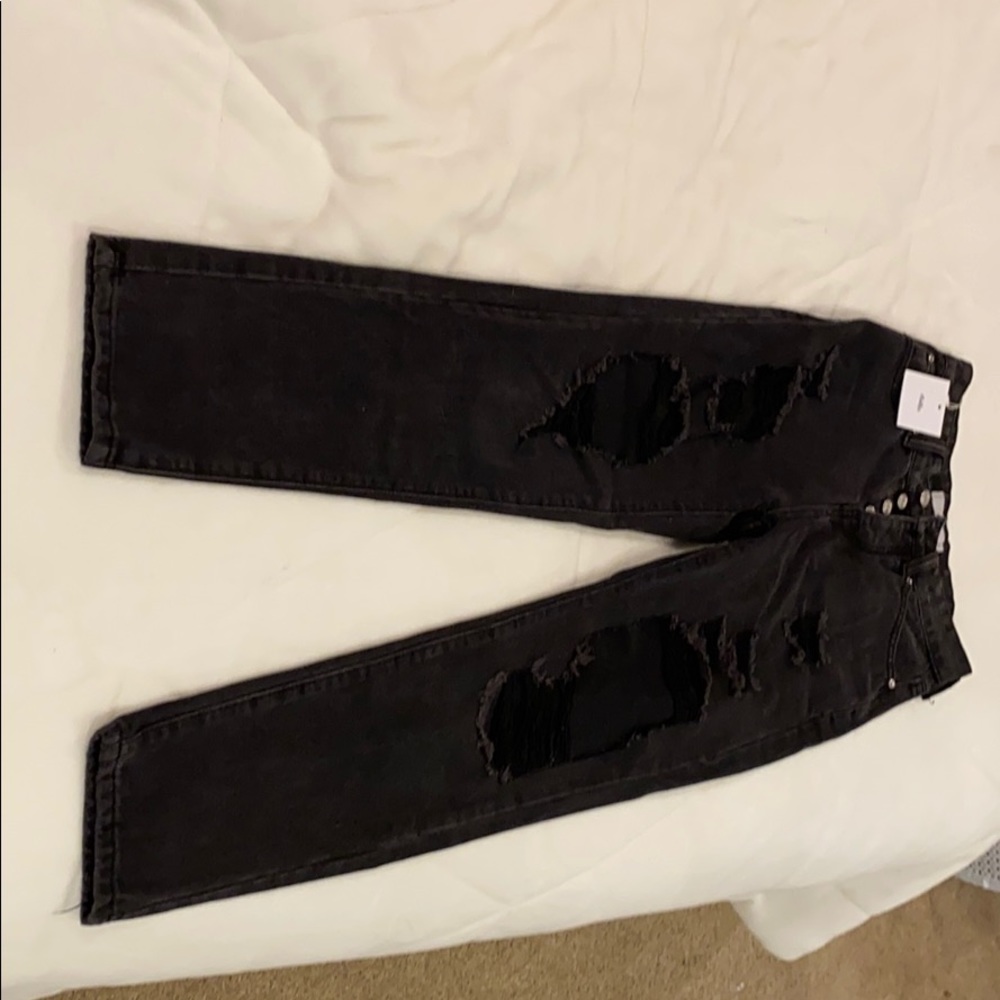 Adika ripped black jeans